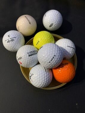 Wilson Mixed Color Golf Balls with Yellow and Orange Accent